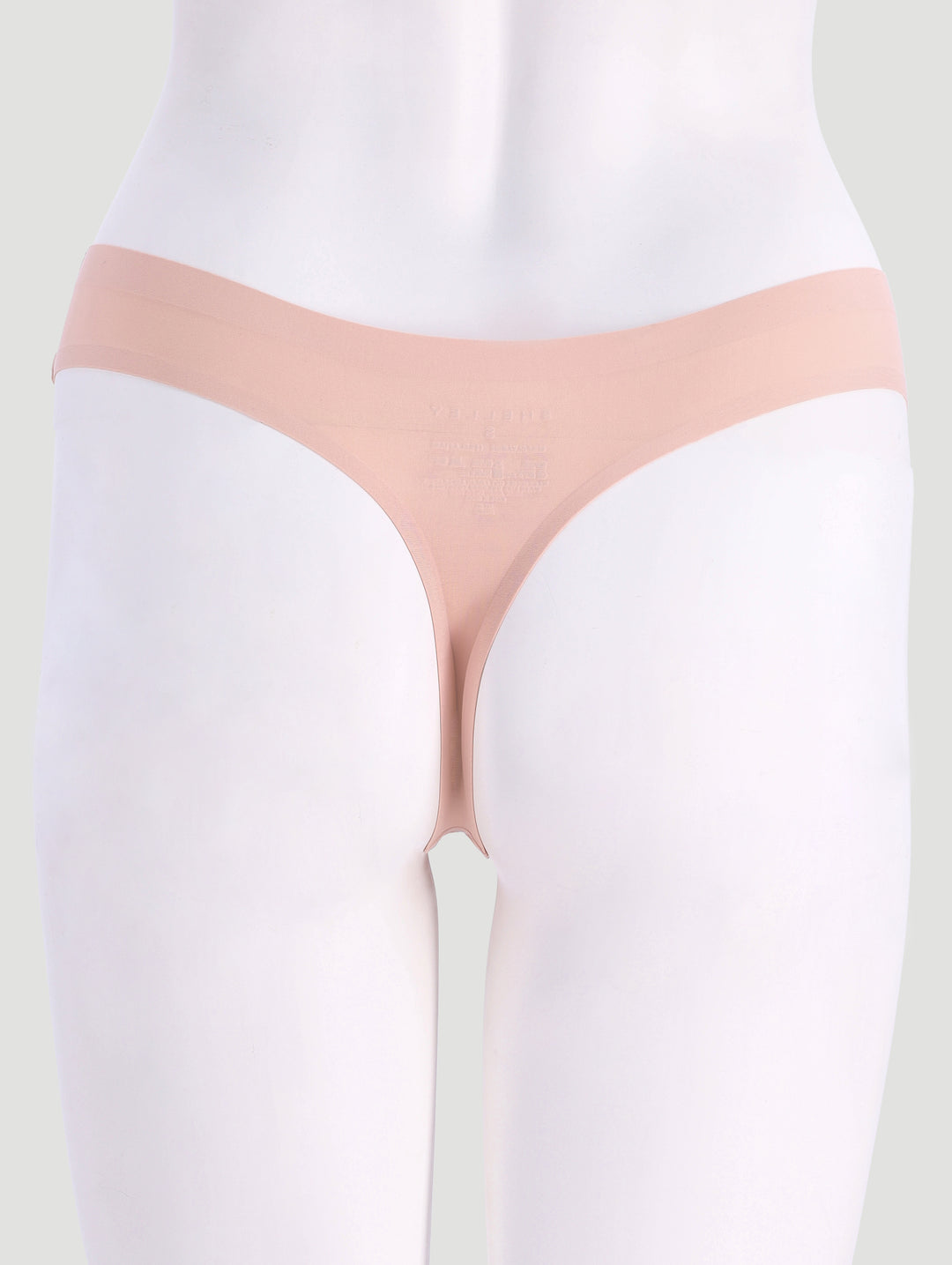 3 Pack Seamless Thong Panties - Rose/Floral/Blue