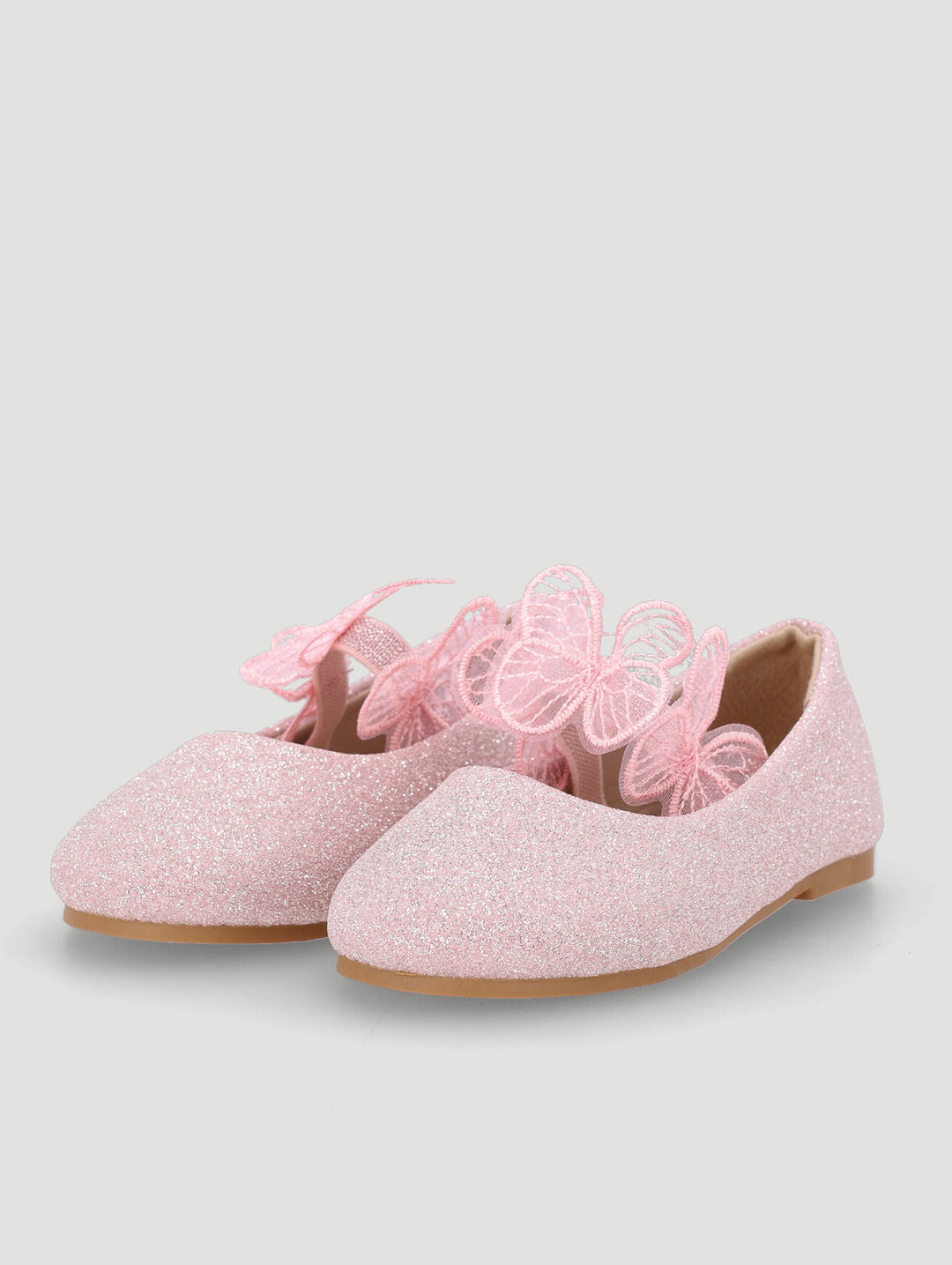 Pre-Girls Butterfly Pump - Pink