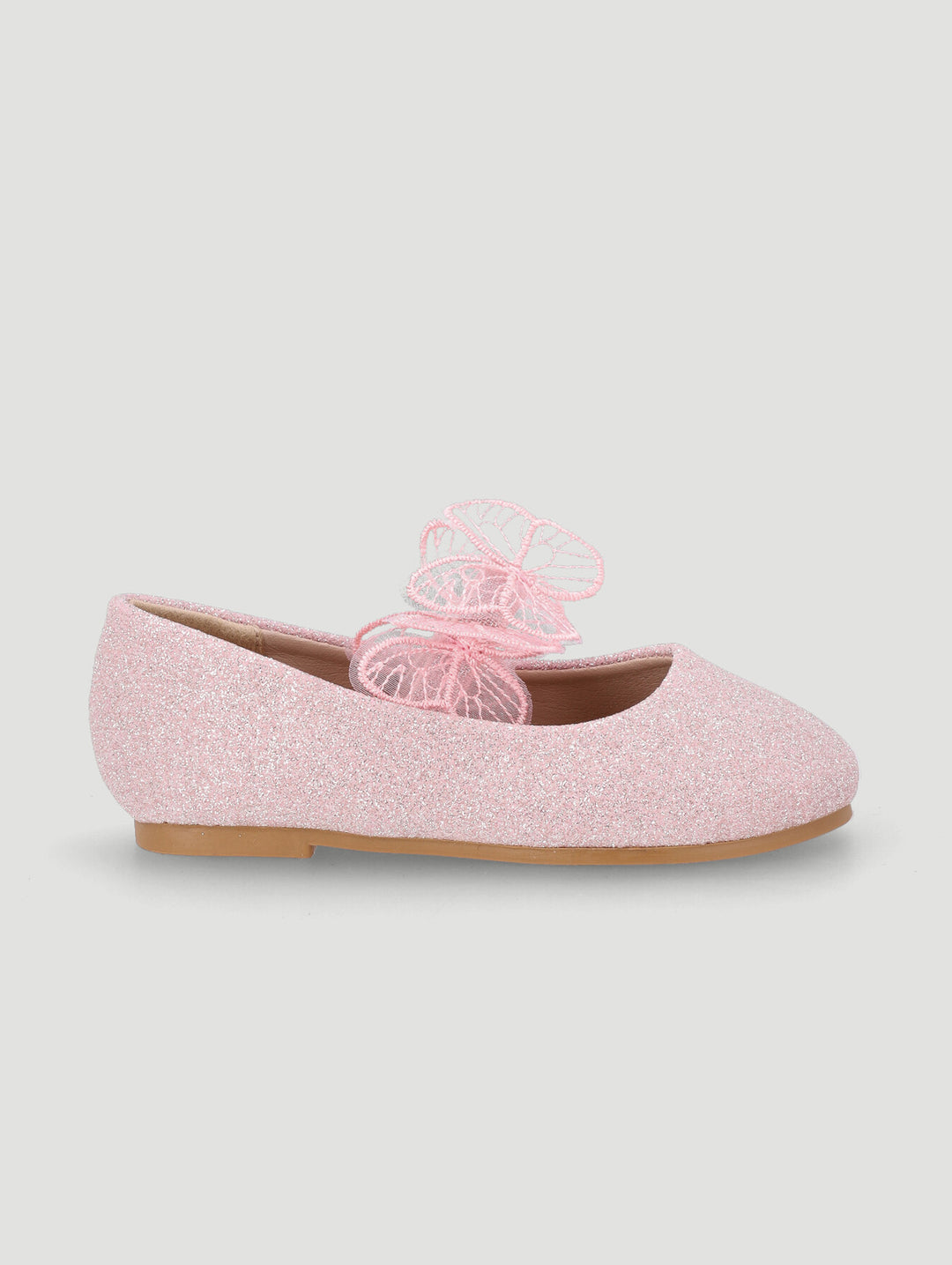 Pre-Girls Butterfly Pump - Pink