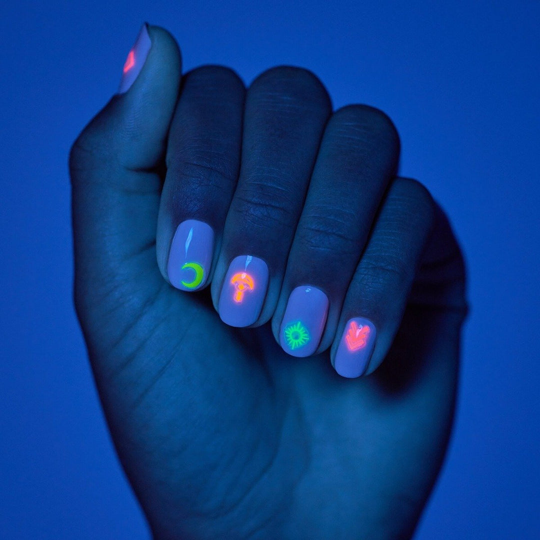 NEON VIBES Nail Art Sticker