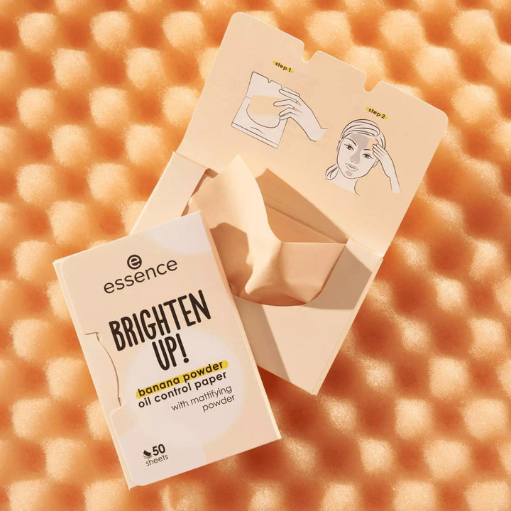 Brighten Up Banana Powder Oil Control Paper - 50 Pieces