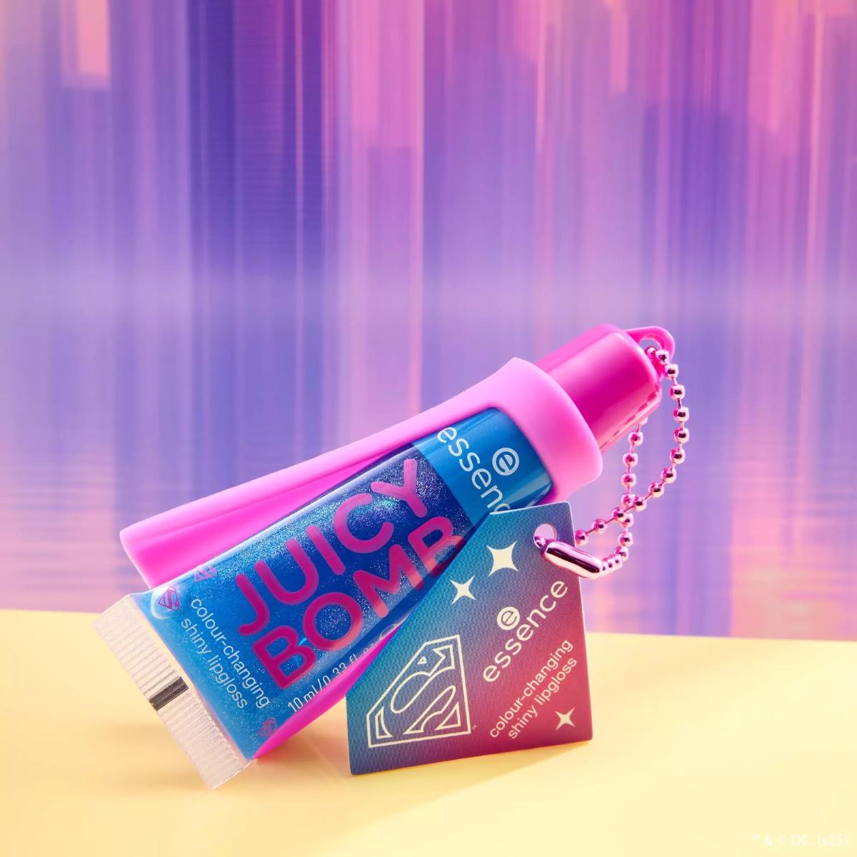 Superman Juicy Bomb Colour-Changing Shiny Lipgloss – Edgars