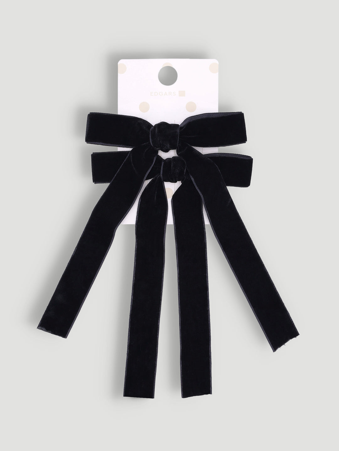 Girls Bow Hair Clip - Black