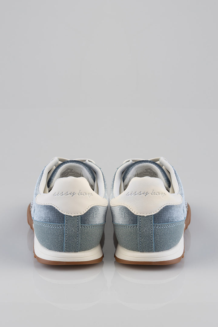 Jim Velvet Sneaker - Blue