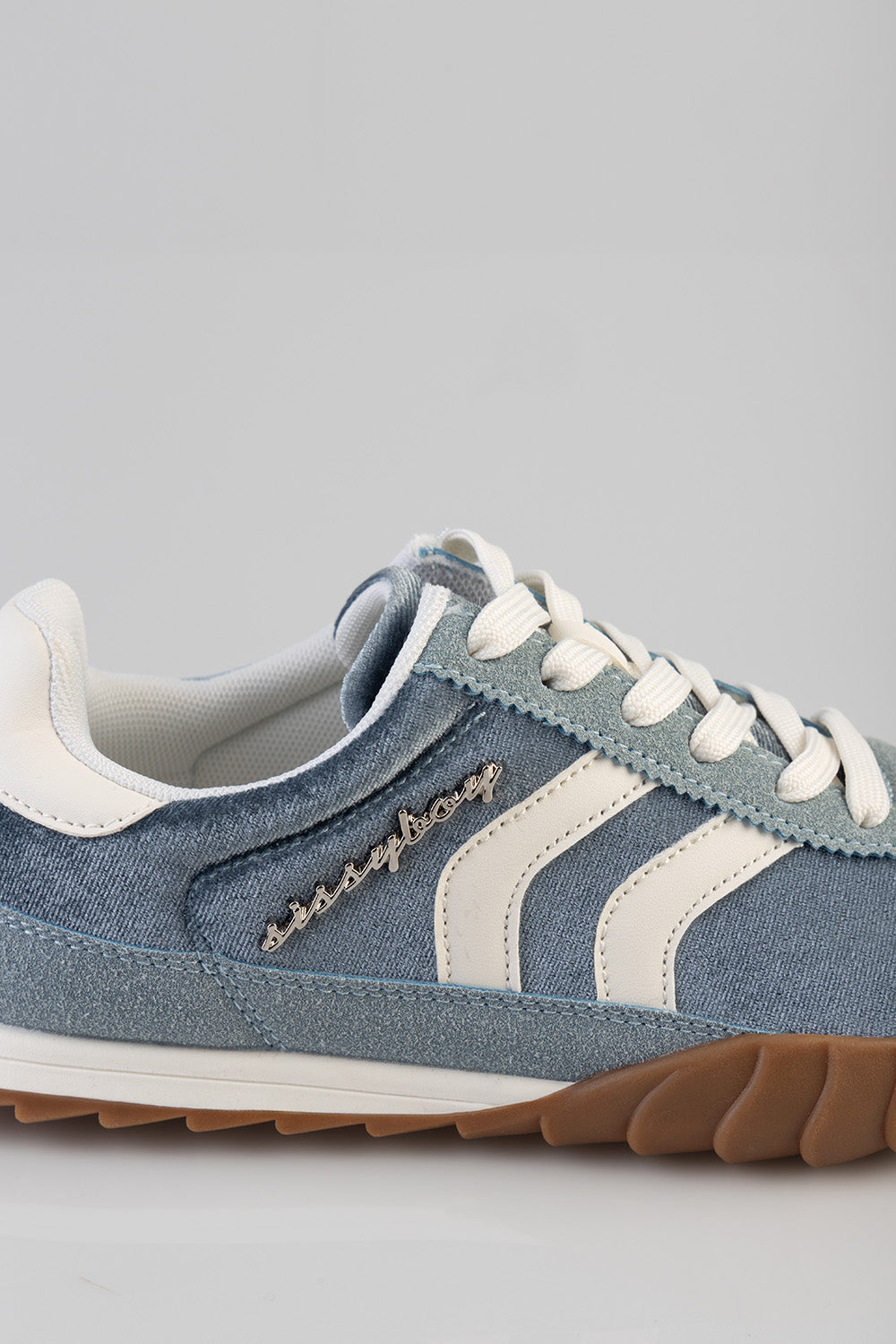 Jim Velvet Sneaker - Blue