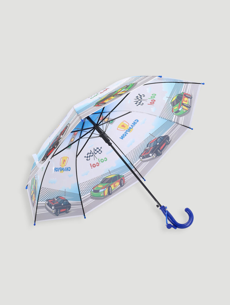 Pre-Boys Hi Speed Motorbike Umbrella - Blue