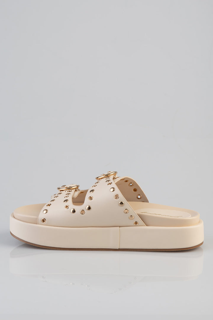 True Stud Sandal - Nude