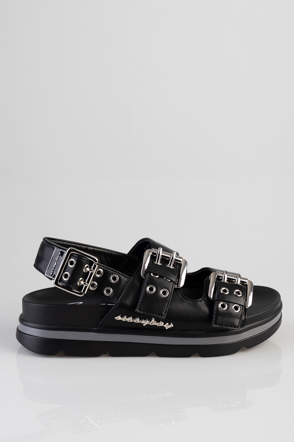 Jazz Multi Strap Sandal - Black