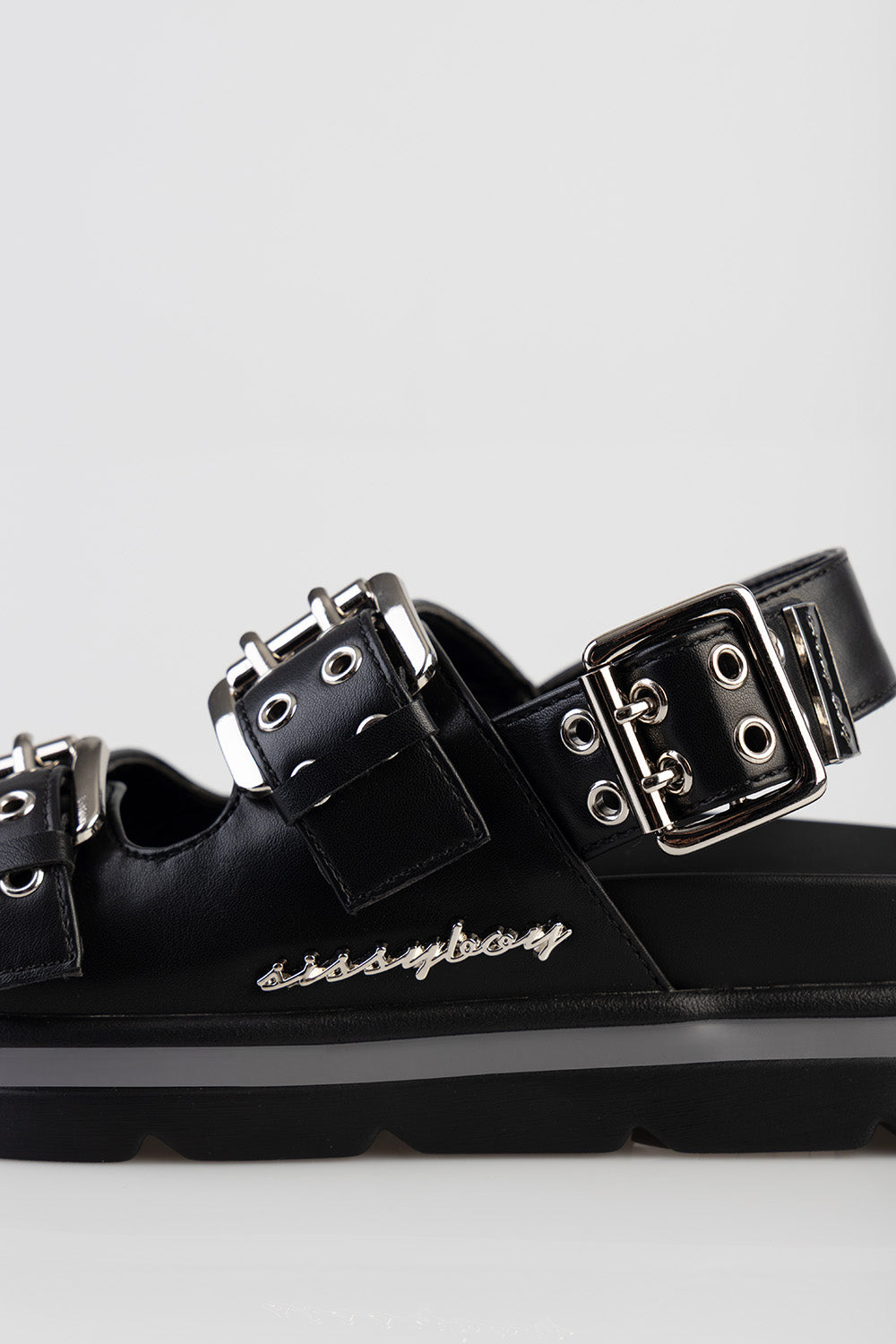 Jazz Multi Strap Sandal - Black