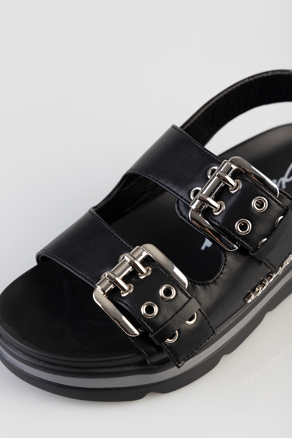 Jazz Multi Strap Sandal - Black