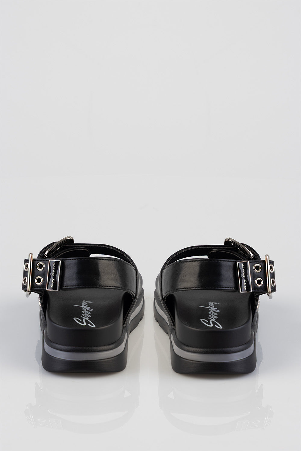 Jazz Multi Strap Sandal - Black