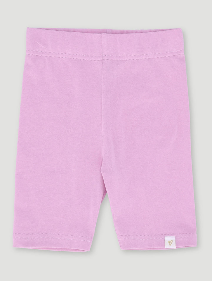 Pre-Girls Plain Cycle Short - Lilac