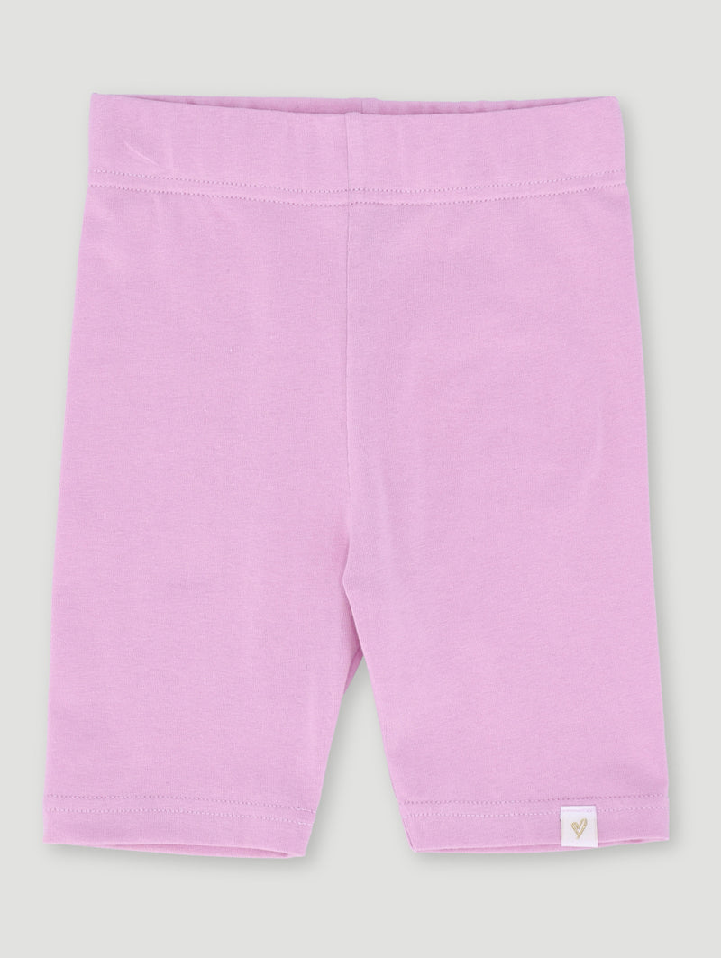 Pre-Girls Plain Cycle Short - Lilac