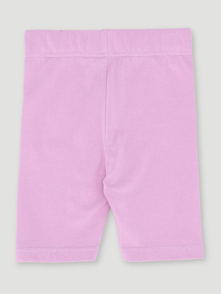 Pre-Girls Plain Cycle Short - Lilac