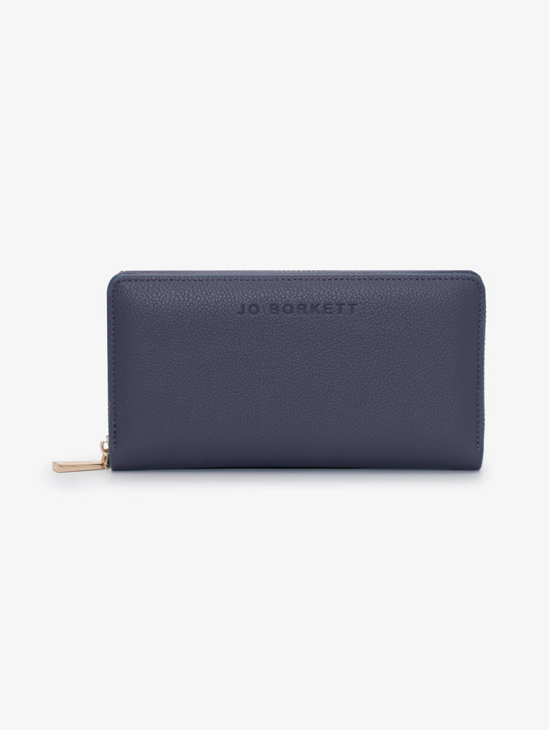 Charlotte Light Text Zip Around Purse - Lilac