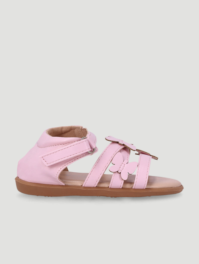 Baby Girls Butterfly Closed Back Sandal - Pink