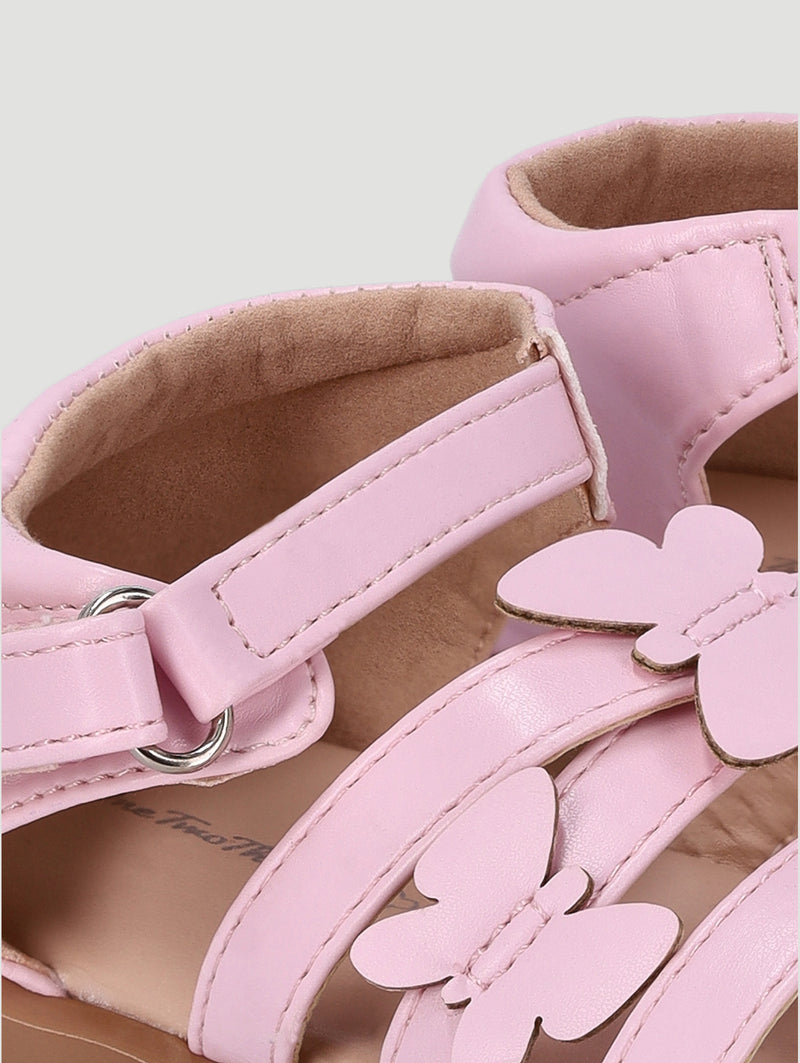 Baby Girls Butterfly Closed Back Sandal - Pink