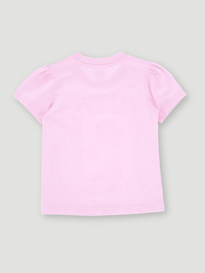 Pre-Girls I Love Flowers Tee - Pink