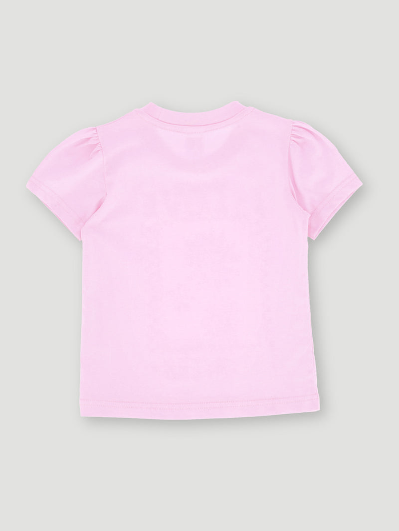 Pre-Girls I Love Flowers Tee - Pink