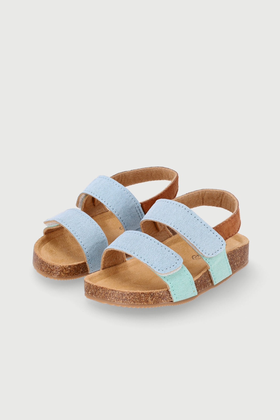Baby Boys Colour Block Cork Sandal - Blue
