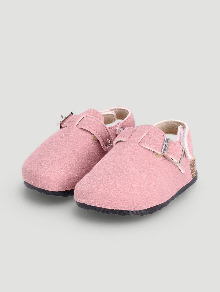 Baby Girls Slingback Closed Toe Sandal - Blush