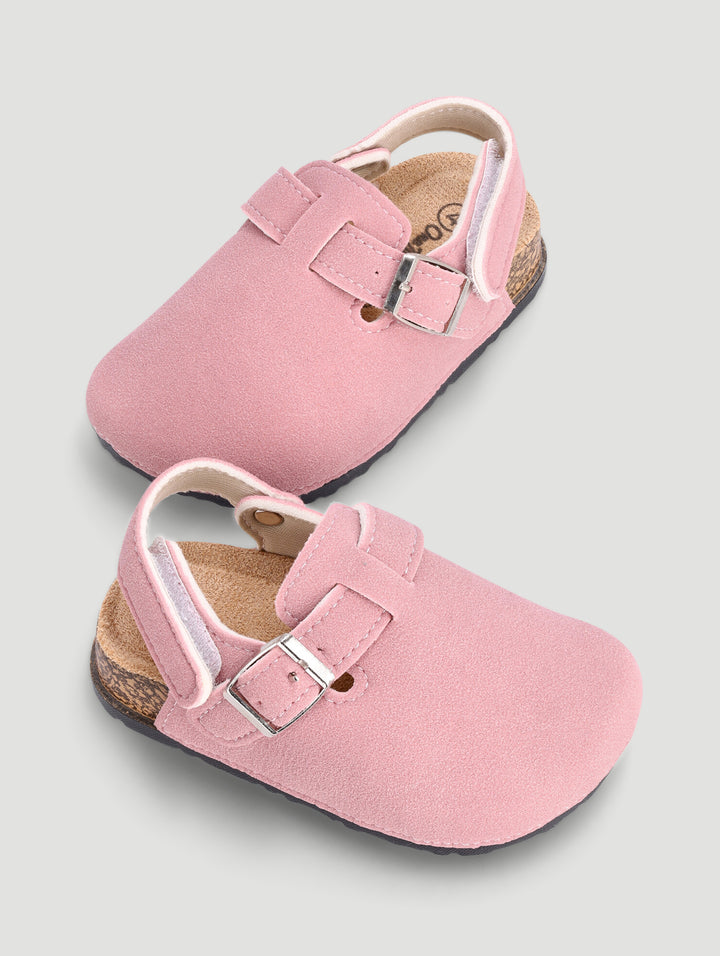 Baby Girls Slingback Closed Toe Sandal - Blush