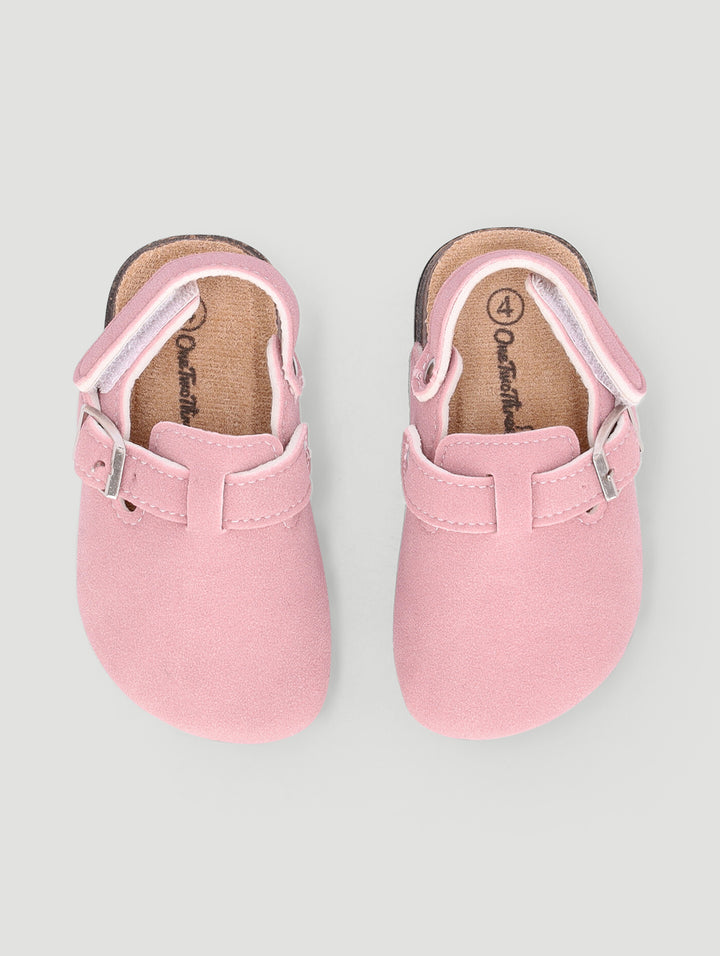 Baby Girls Slingback Closed Toe Sandal - Blush