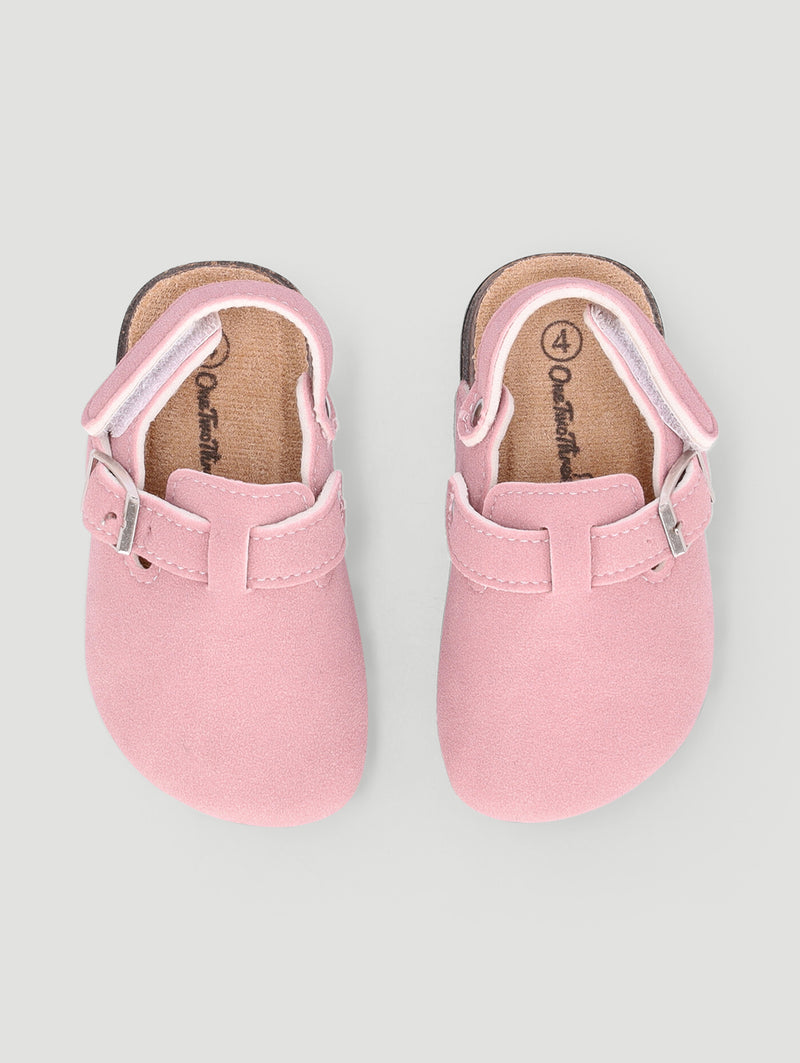 Baby Girls Slingback Closed Toe Sandal - Blush