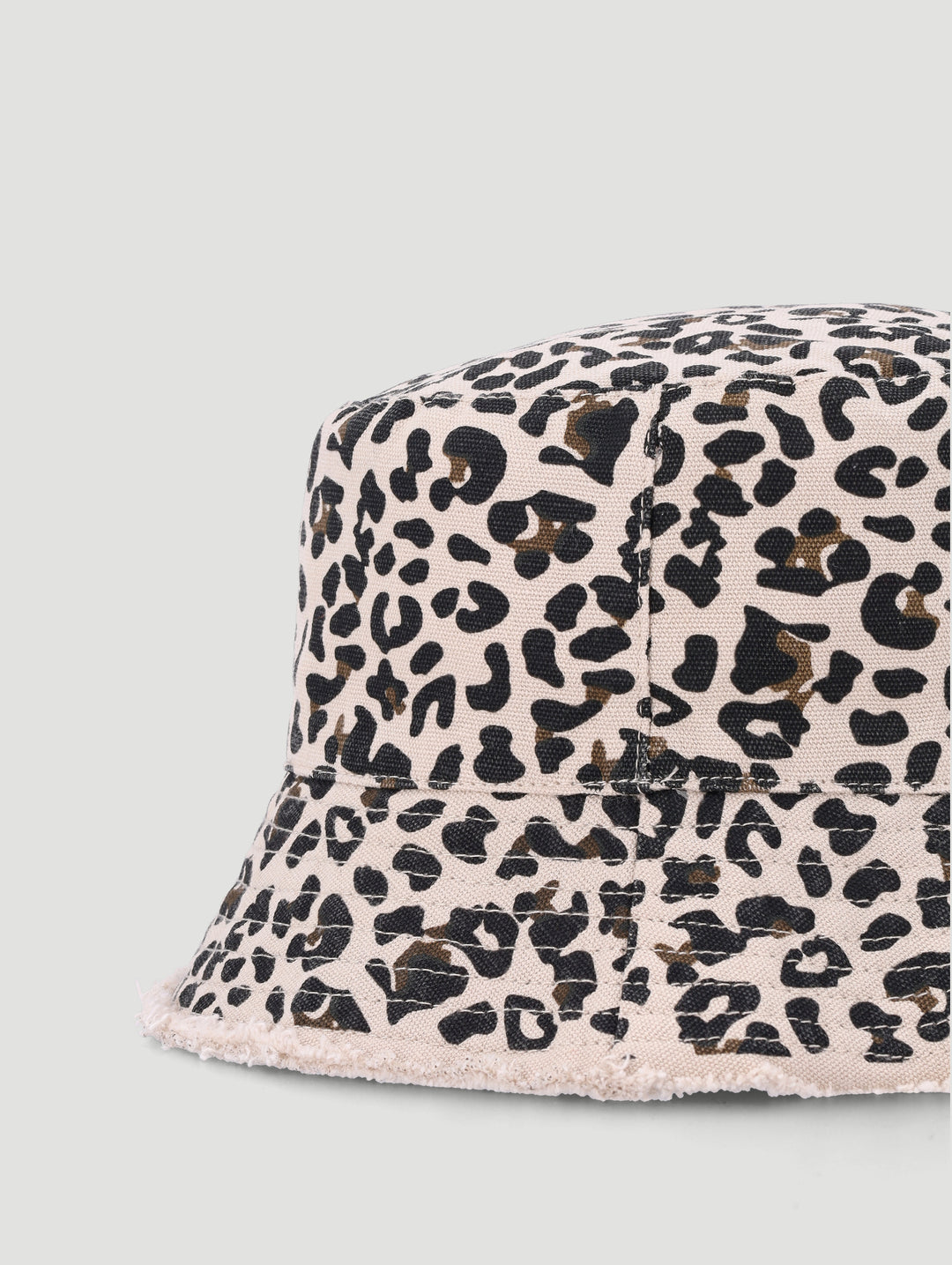 Baby Girls Animal Print Bucket Hat - Brown