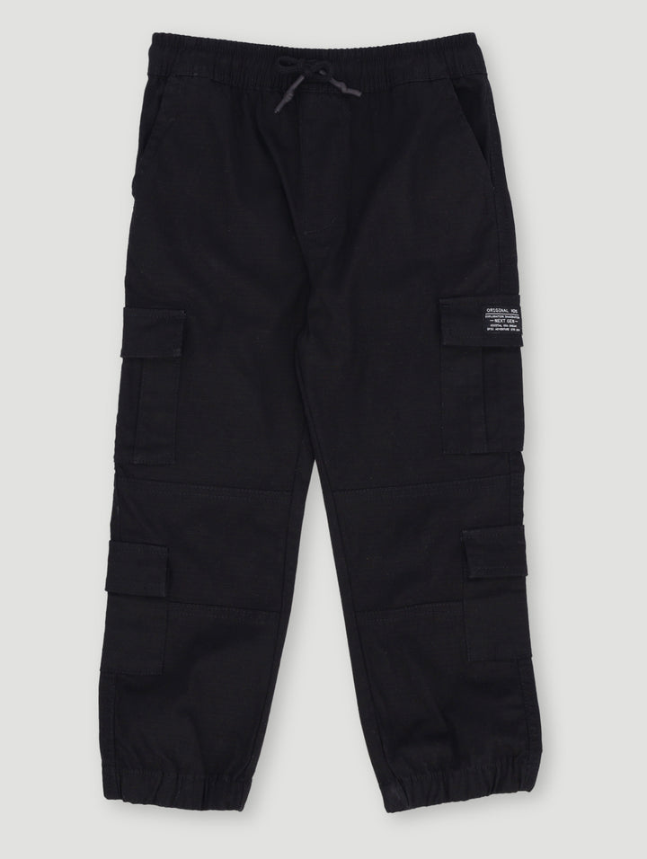 Pre- Boys Ripstop Jogger - Black