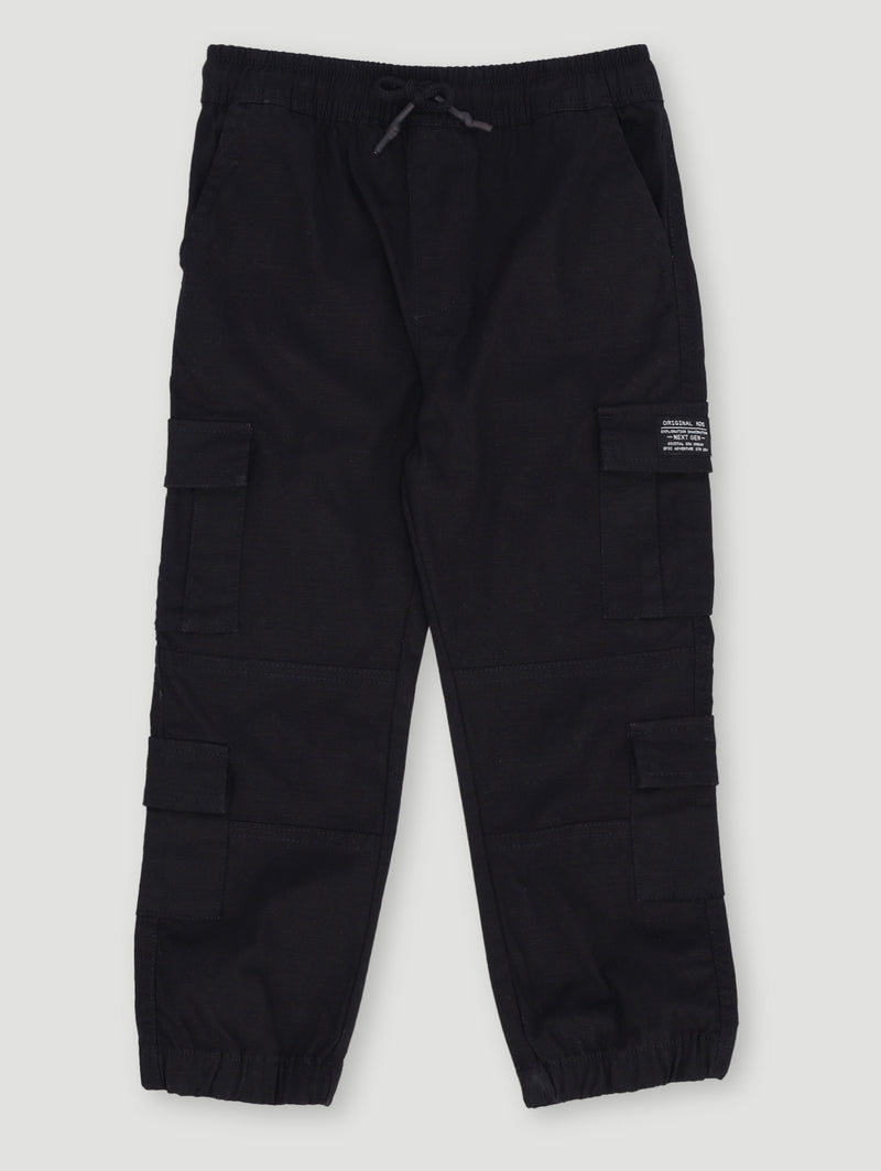 Pre- Boys Ripstop Jogger - Black