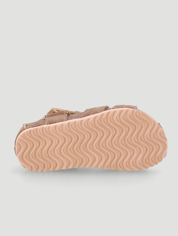 Pre-Boys Closed Toe Health Sandal - Taupe