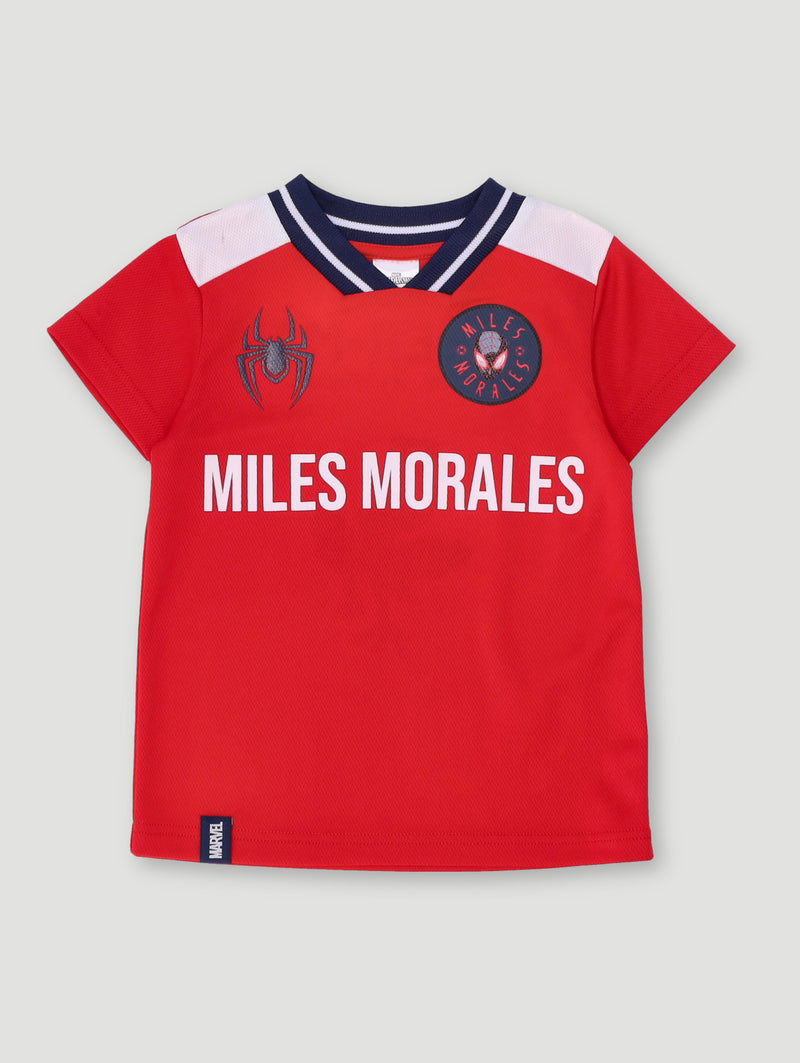 Pre-Boys Spiderman Sports 64 Tee - Red
