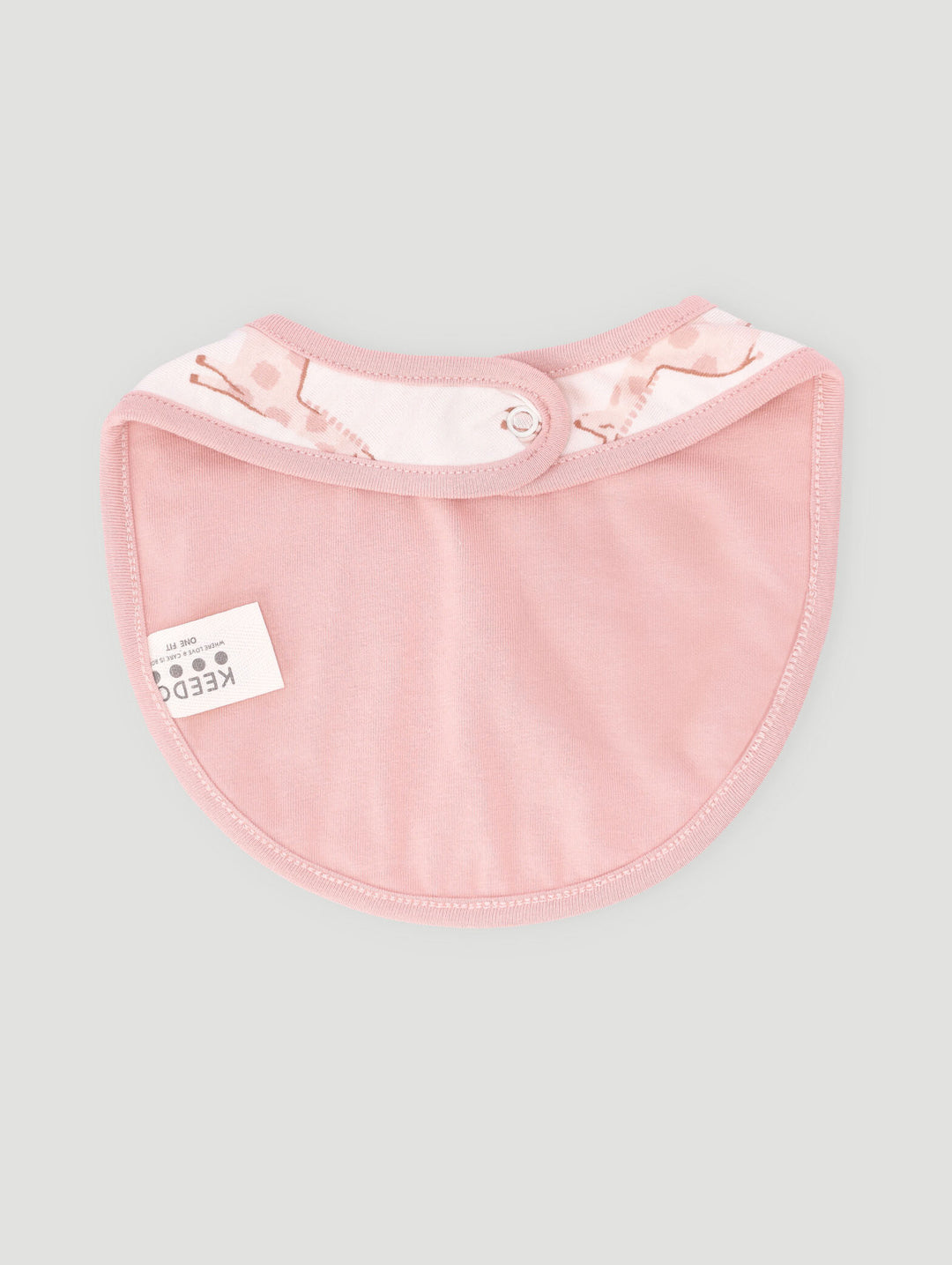 Keedo Baby Girl Giraffe Bib - Cream