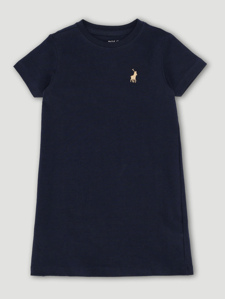Pre-Girls Gwen T-Shirt Dress - Navy