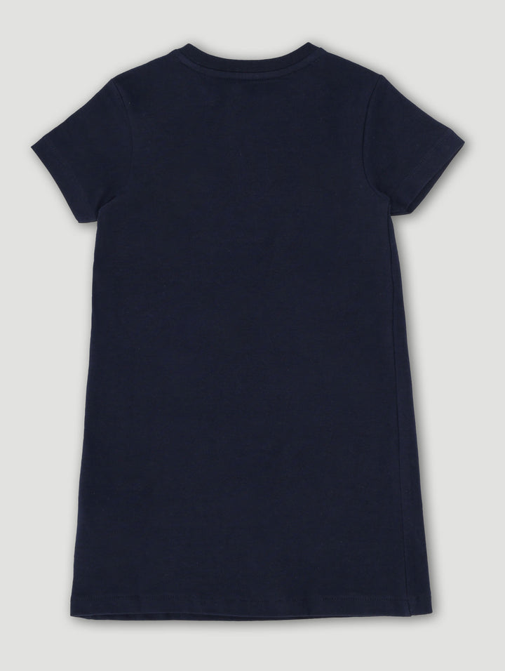 Pre-Girls Gwen T-Shirt Dress - Navy