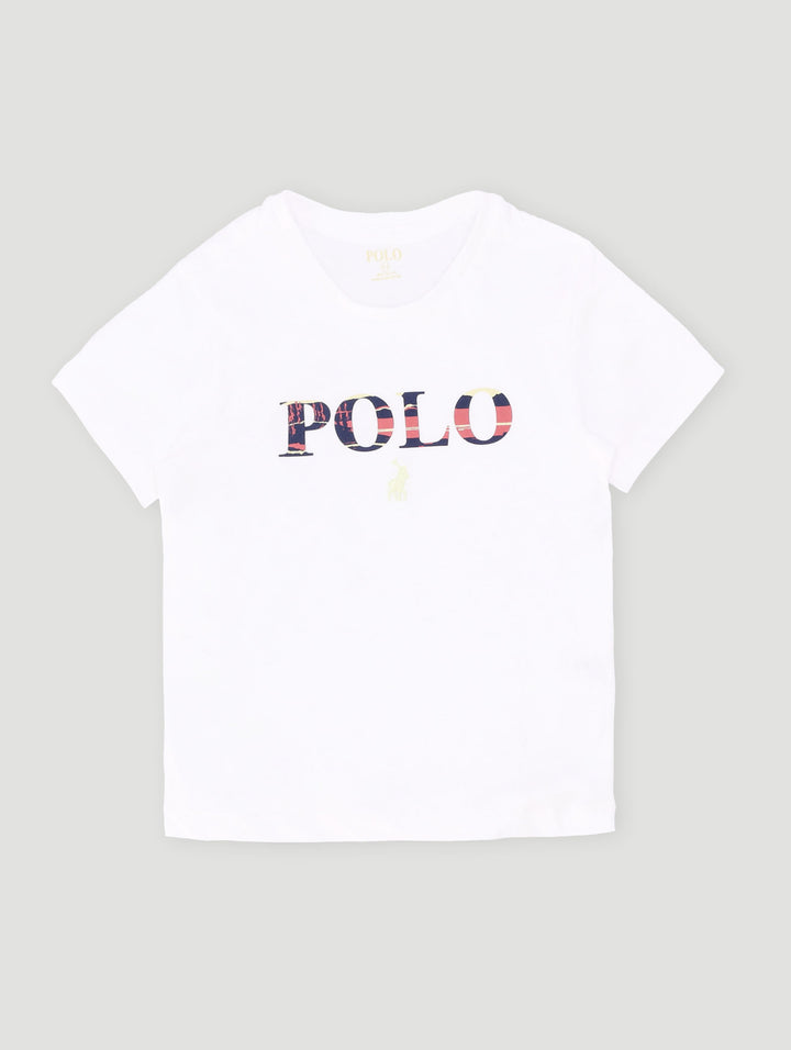 Pre-Girls Bianca Printed Tee - White