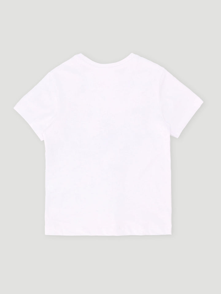 Pre-Girls Bianca Printed Tee - White