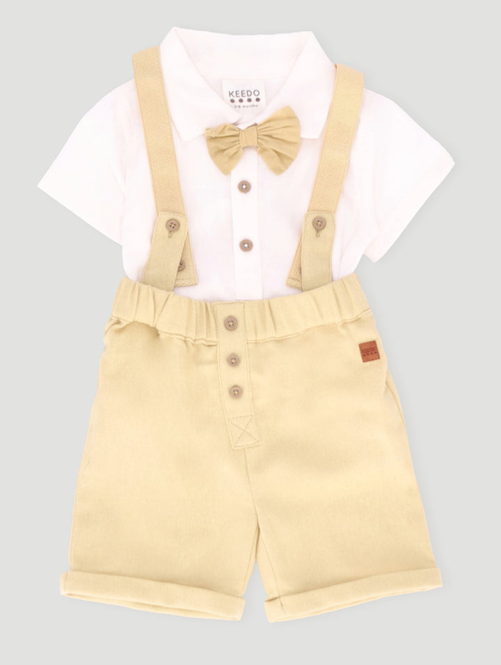 Keedo Baby Boys Occasion Set - White