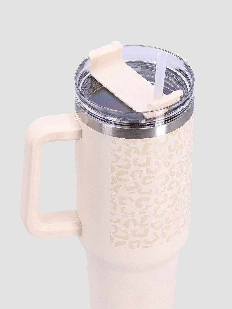 Large Metal Sippy Cup 1.2L - Cream