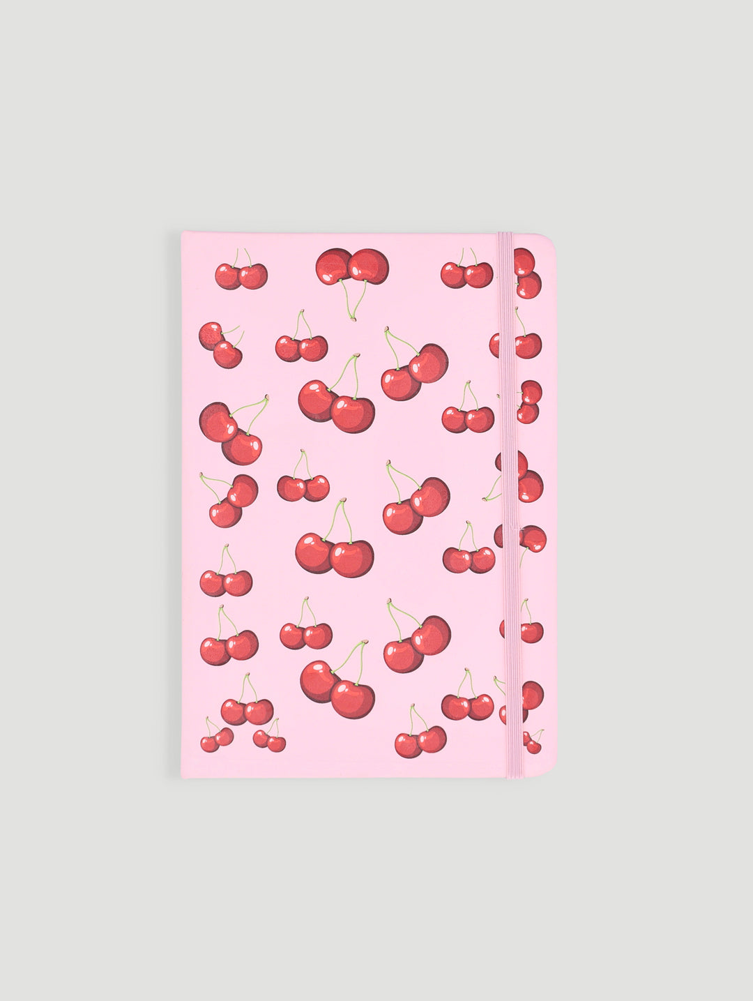A5 Cherries Printed Cover Lined Notebook
