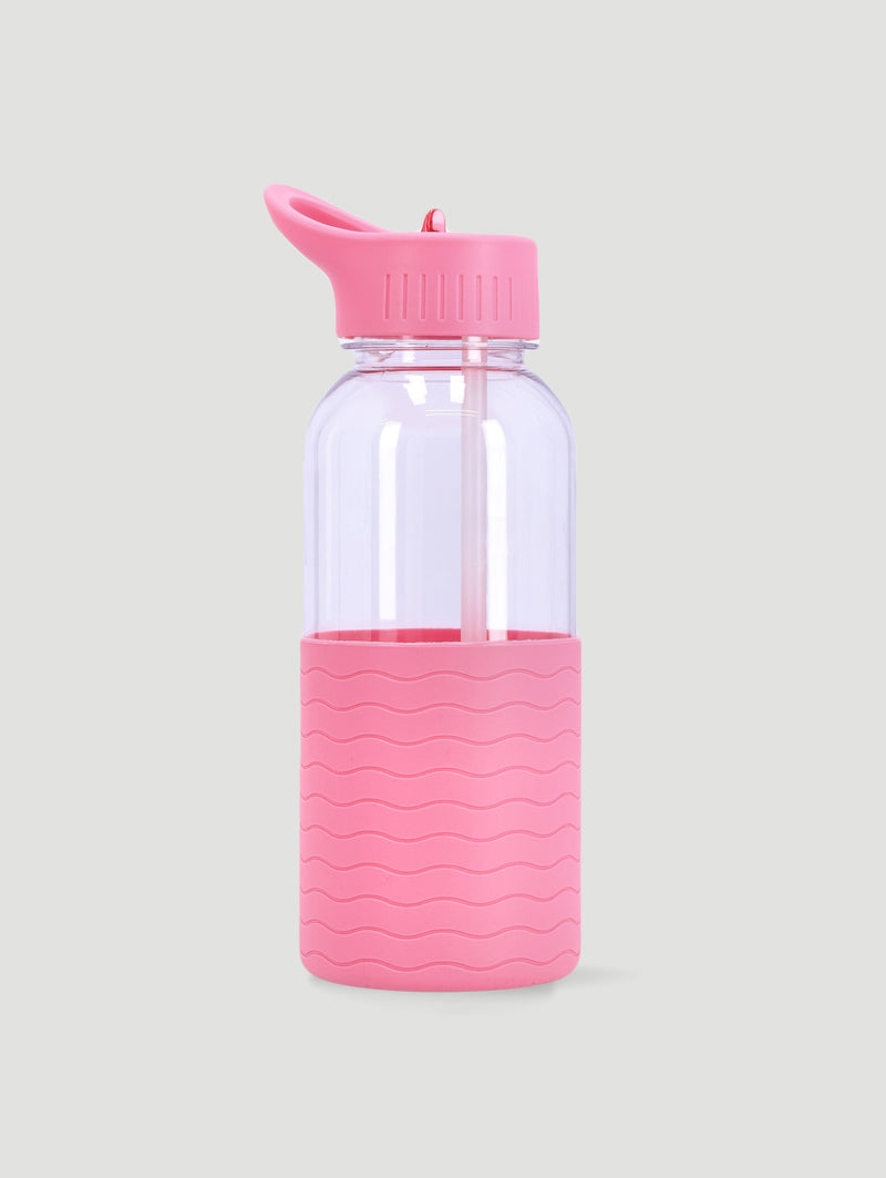 Light Pink Large Plastic Water Bottle - 1L
