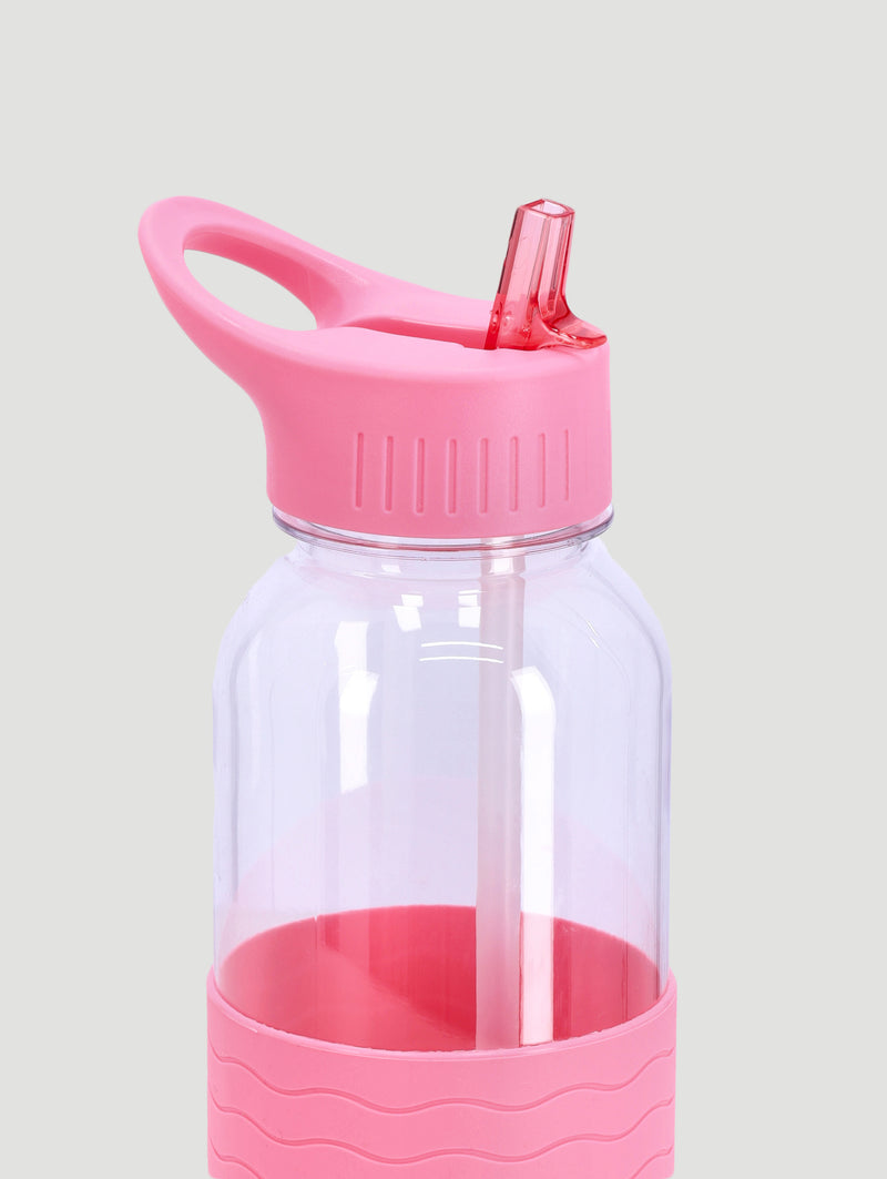 Light Pink Large Plastic Water Bottle - 1L