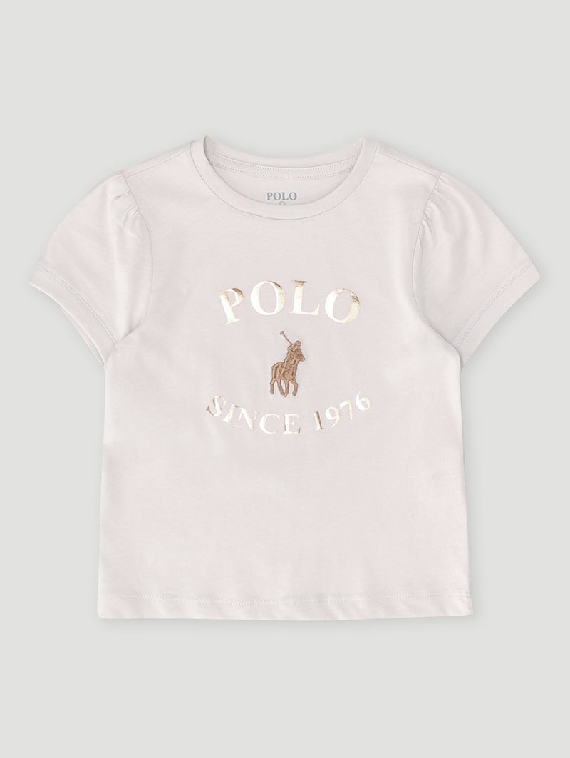 Pre-Girls Daniela Printed Tee - Grey
