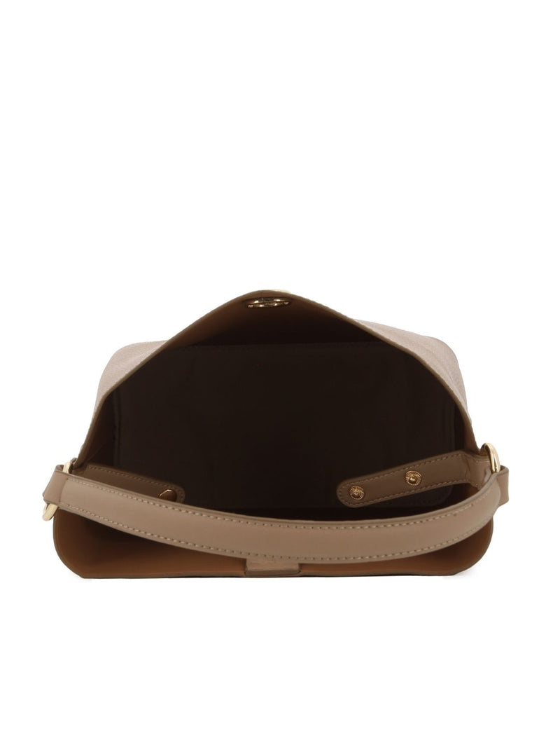 Bucket Bag With Inner Pouch - Tan