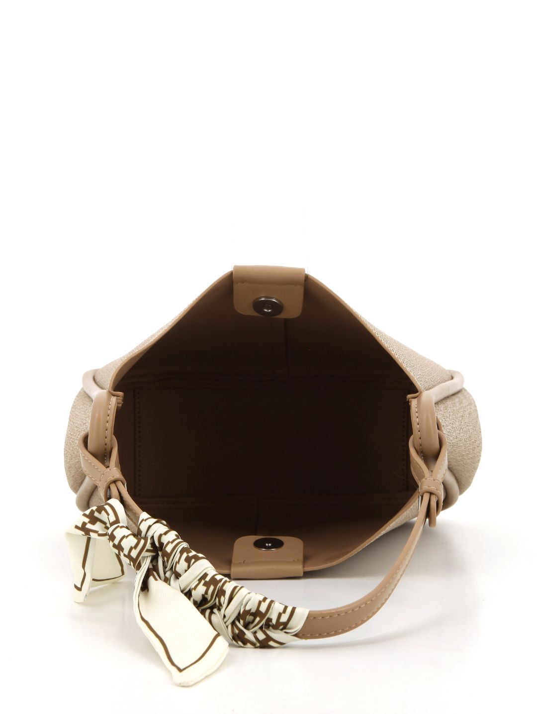 Bucket Bag With Inner Crossbody Bag - Beige