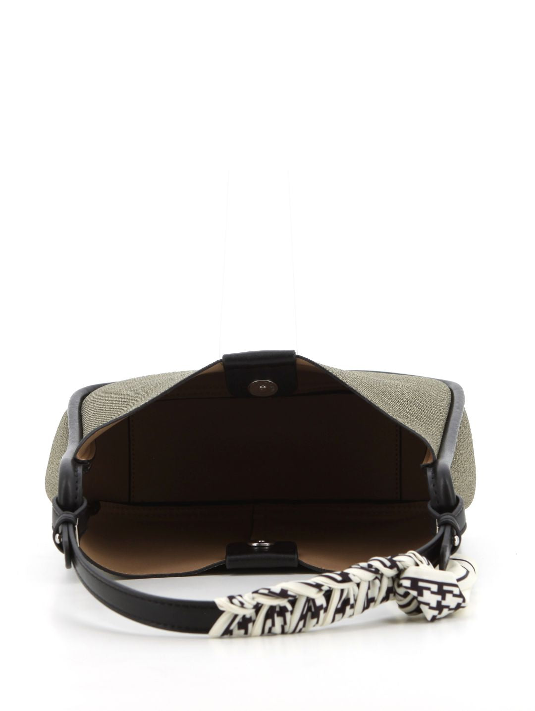 Bucket Bag With Inner Crossbody Bag - Black