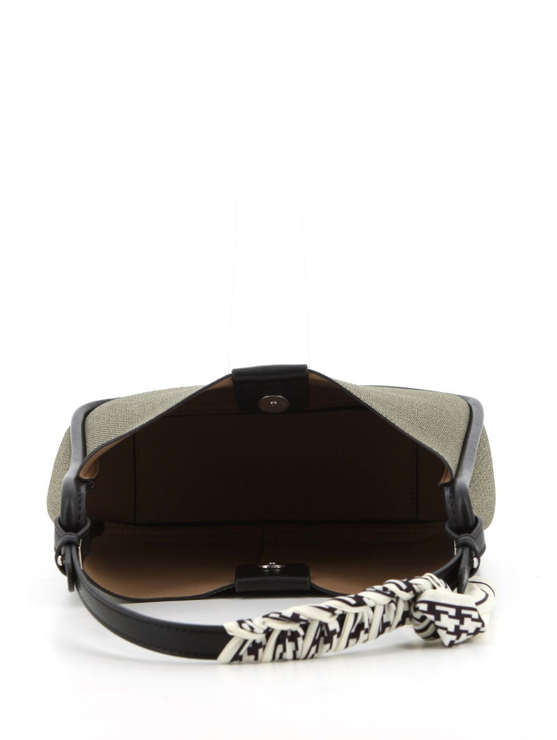 Bucket Bag With Inner Crossbody Bag - Black