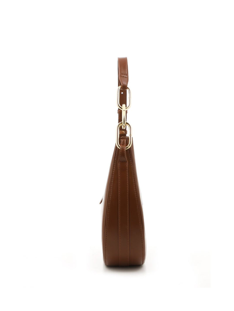 Lorena Link Handle Hobo Bag - Mocha