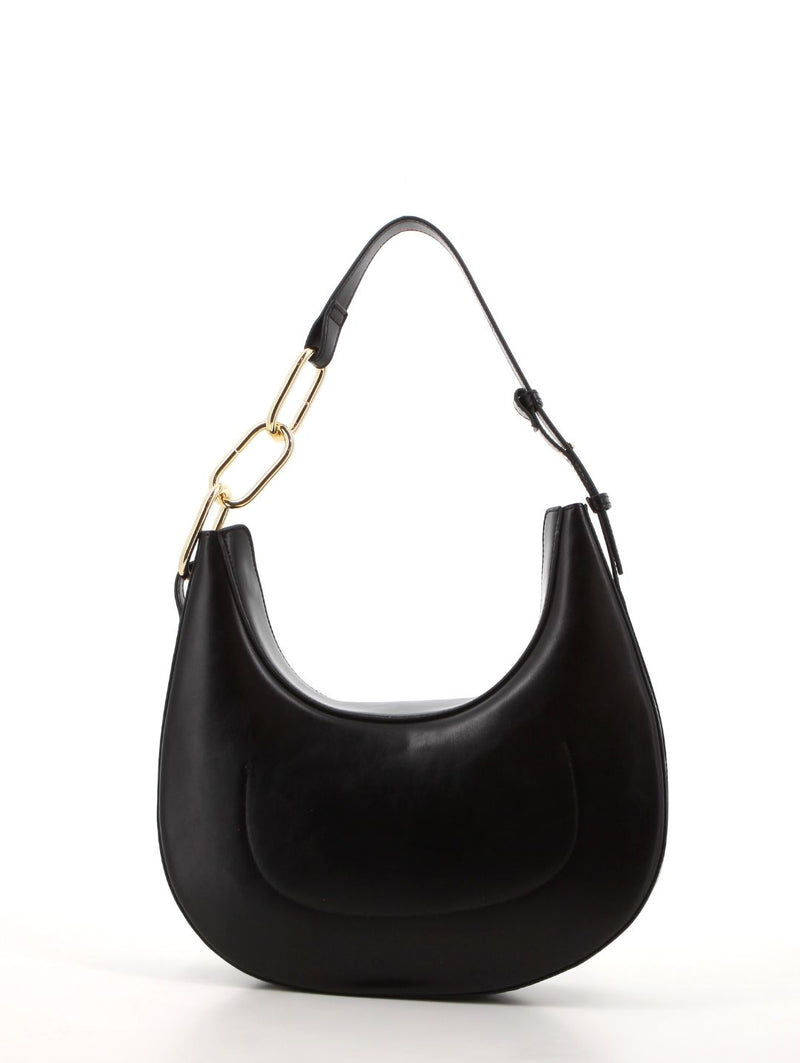 Lorena Link Handle Hobo Bag - Black